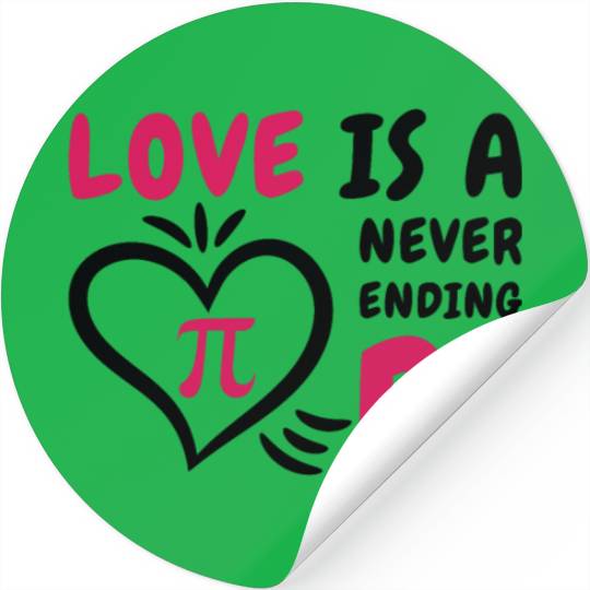 Pi Day Love Pi Symbol Mathematics Number Stickers