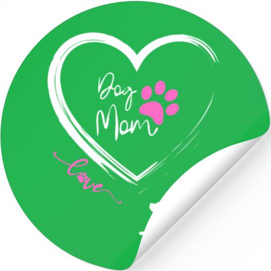 Dog mom Stickers