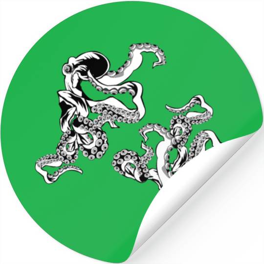 octopus alive Stickers