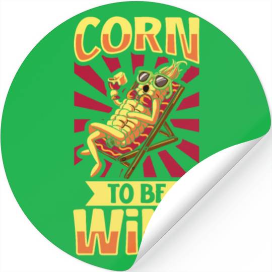 Corn Farmer Funny Farming Tractor Country Life Stickers