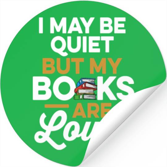 Librarian Bookworm Book Nerd Reading Library Stickers