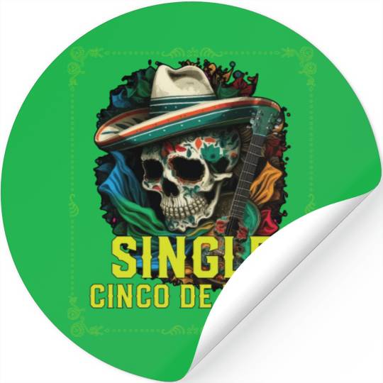 Single Cinco De Mayo Mexican Pride Mexico Country Stickers