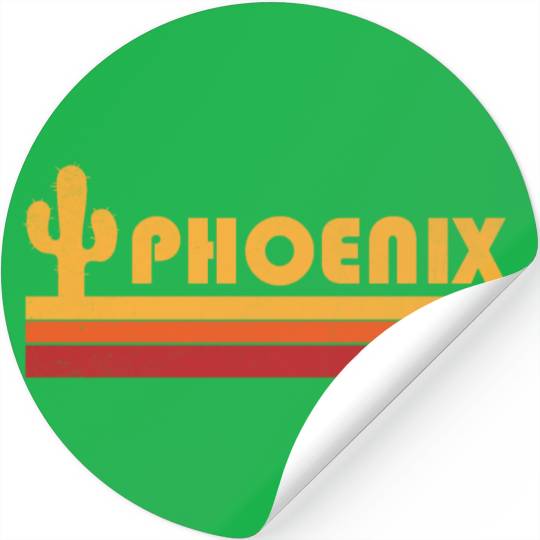 Retro Phoenix Arizonna Stickers