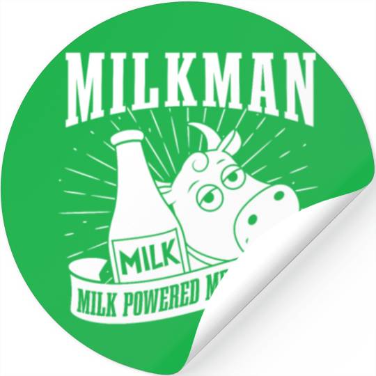 Milk Cow Milk Truck Stickers