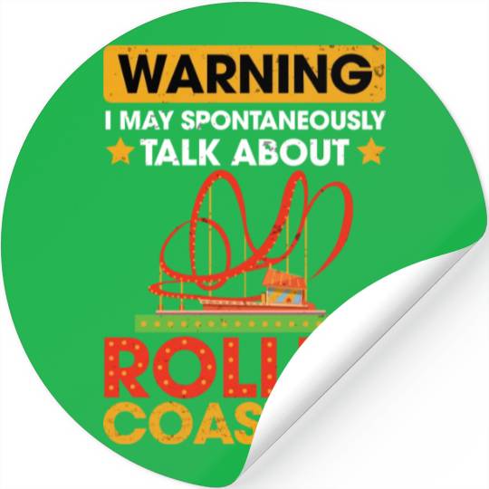 Vintage Roller Coaster Roller Coaster Lover Stickers