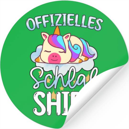 Official Sleep Stickers Unicorn