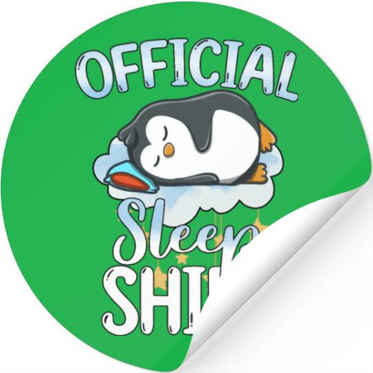 Official Sleep Stickers Penguin