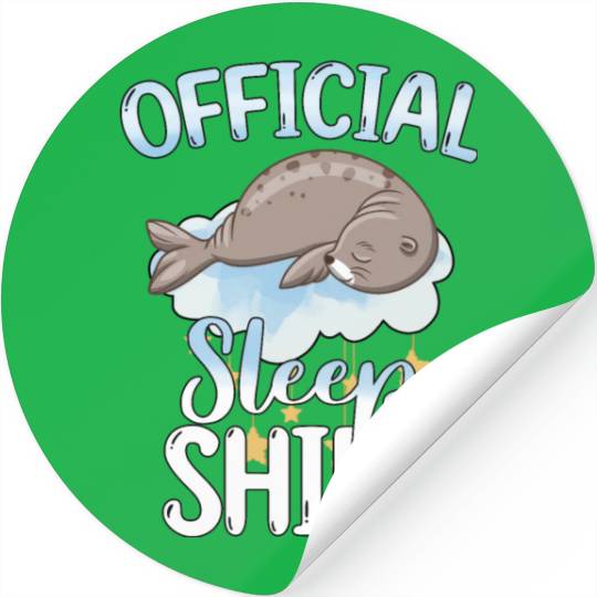 Official Sleep Stickers Seal