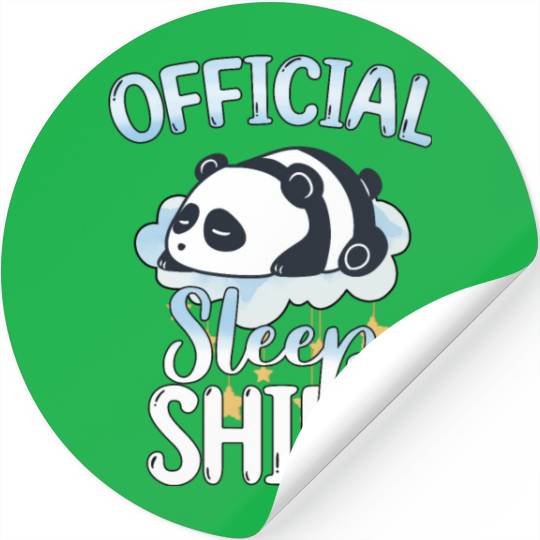 Official Sleep Stickers Panda