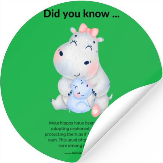 Did you know ... hippo Stickers