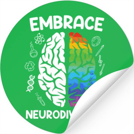 Autism Embrace Neurodiversity Autistics Stickers