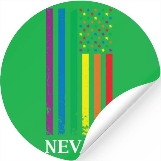 Nevada Pride Month Pride Flag LGBT Community LGBTQ Stickers