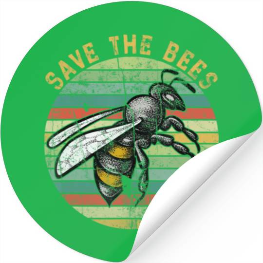 Save the Bees Harvest Succulent Gardening Grass N Stickers