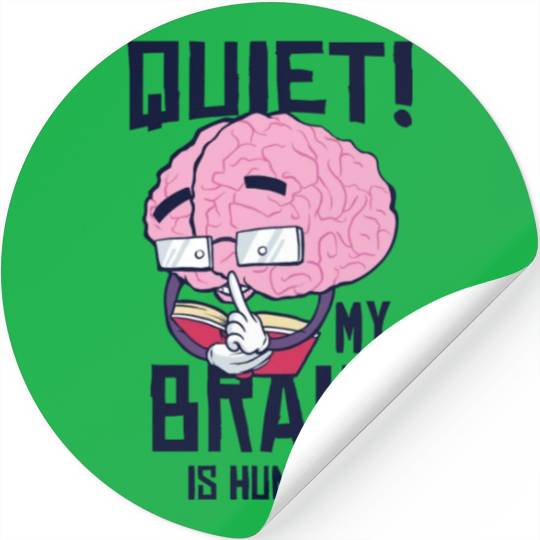 Book Lover Brain Reading Books Literature Stickers