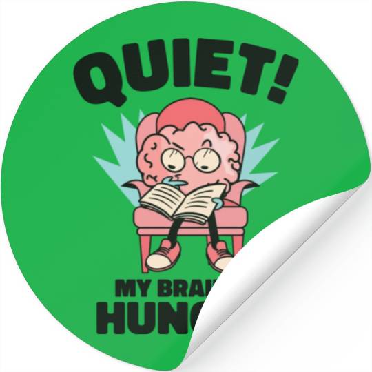 Book Lover Brain Reading Books Literature Stickers