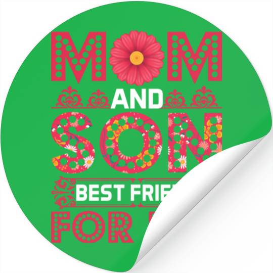 Mom And Son Stickers