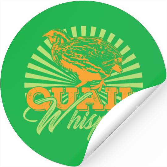 Quail Whisperer Farmer Farming Gift Stickers