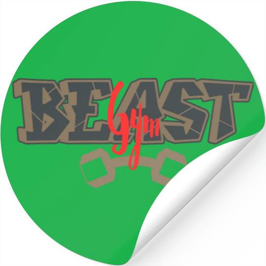 GYM BEAST. Stickers