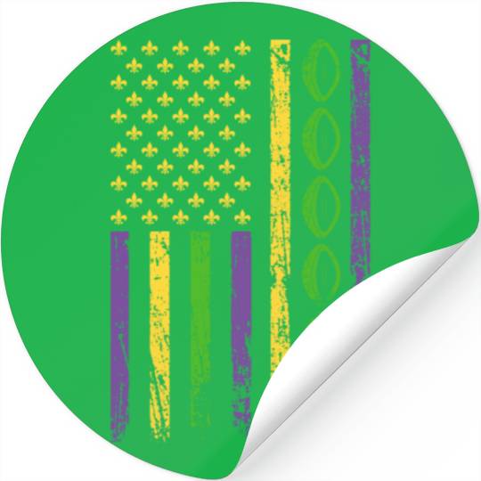 American Sports Flag Rugby Football Sporty Mardi Stickers