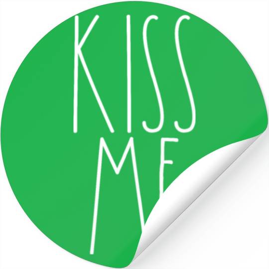 Kiss Me White Rae Dunn Inspired Minimalist Decor Stickers