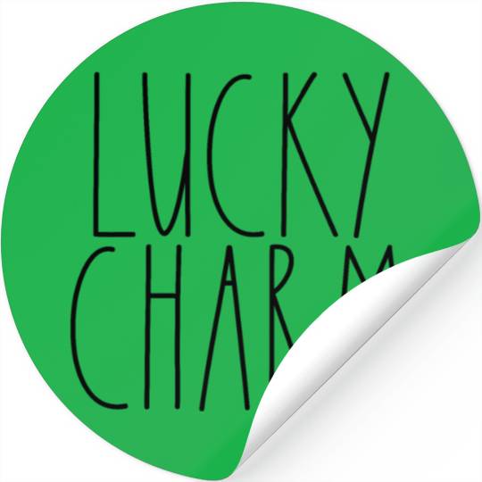 Lucky Charm Rae Dunn Inspired Minimalist Decor Stickers
