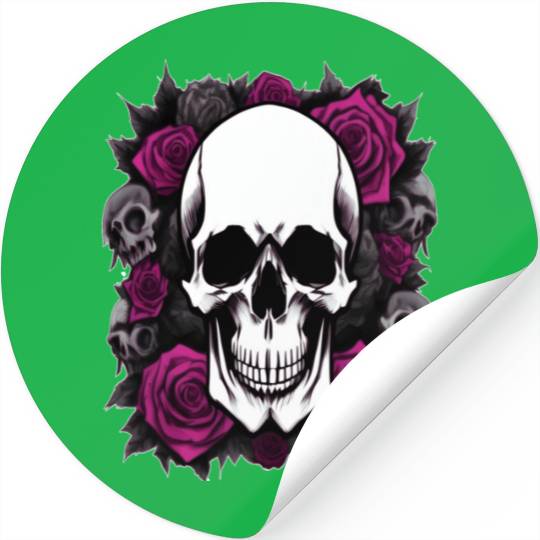 Los Angeles Mexican sugar skull Stickers