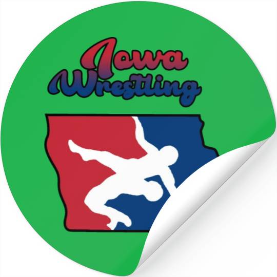 Iowa Wrestling Stickers
