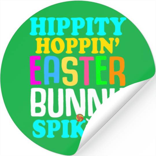 Easter Volleyball Bunny Holiday Rabbit Sport Stickers