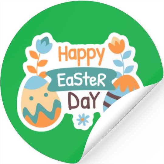 happy easter day | easter Monday | easter Sunday Stickers