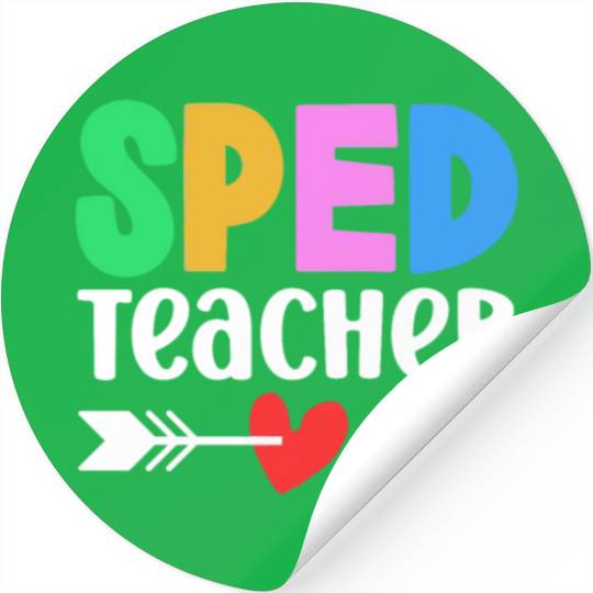 Sped Teacher Special Education Cute Awareness Stickers