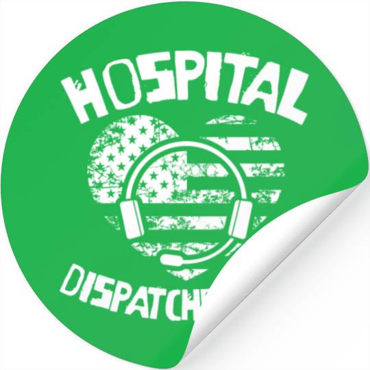 Dispatcher Us Flag Stickers