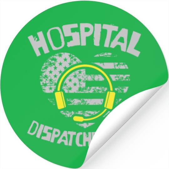 Dispatcher Us Flag Stickers