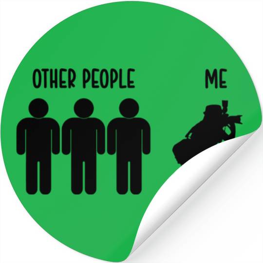 Funny Camera photography quote gift Stickers