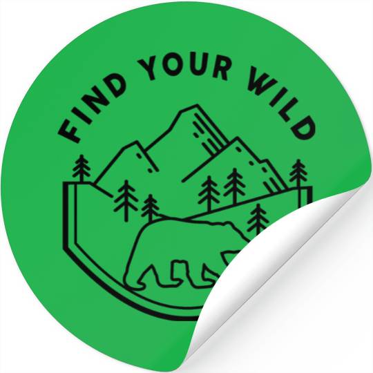Mountains Nature Adventure Outdoor Stickers