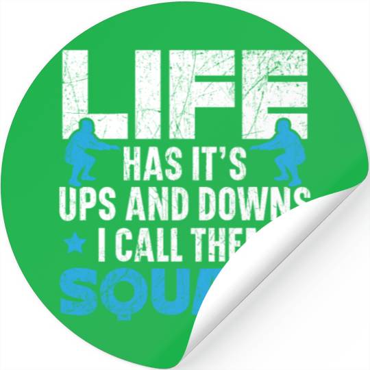 Life Has Its Postal Service and Downs I Call Them Squats Stickers