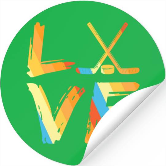 Hockey Love SPort Stickers