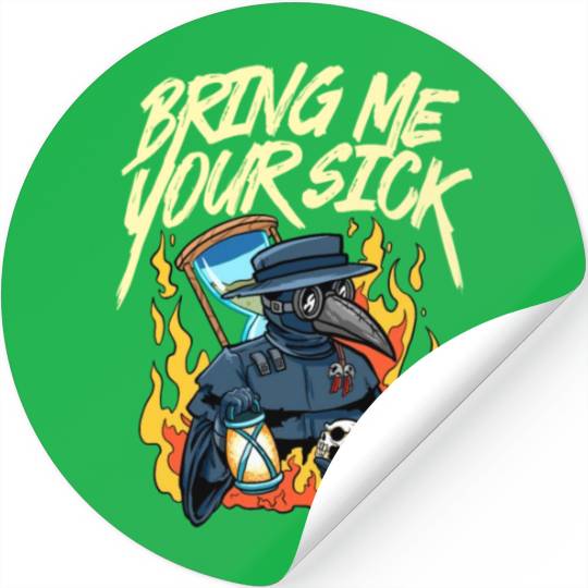 Plague Doctor Outfit Plague Doctor Mask Medicines Stickers