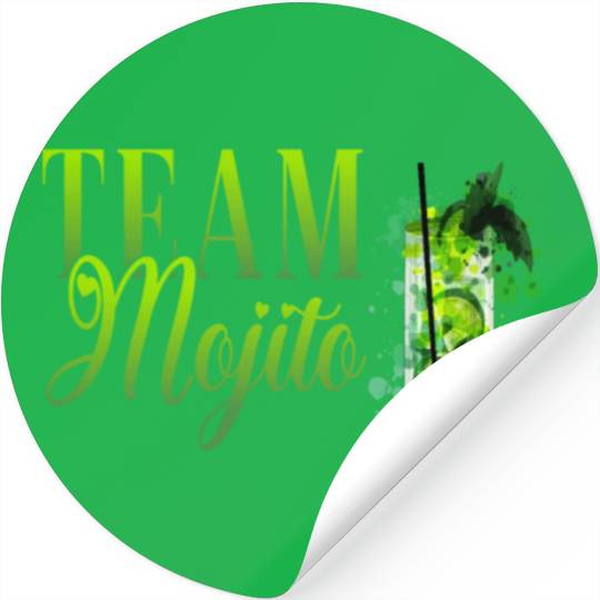 Team Mojito Hen Party for Bartender Stickers