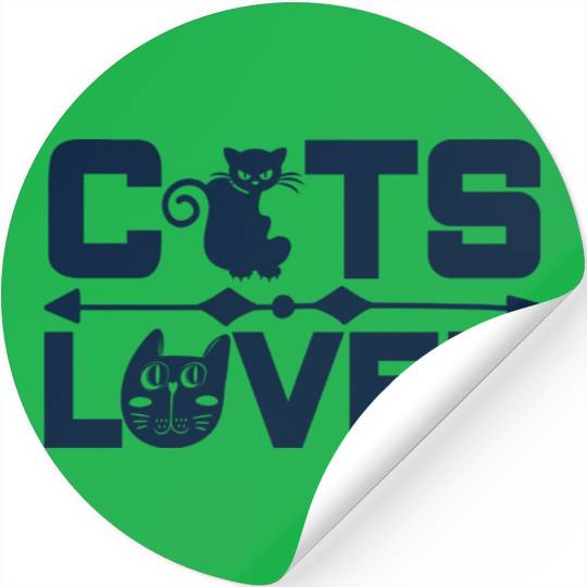 Crazy for Cats: Cute and Casual Cat Lover Top Stickers