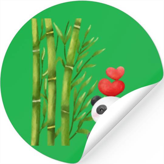 Bamboo Panda Stickers