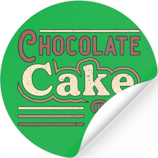 Chocolate Cake Day Dessert Delicious Sweet Stickers