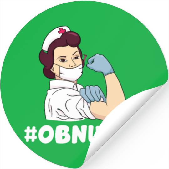 OB Nurse Stickers
