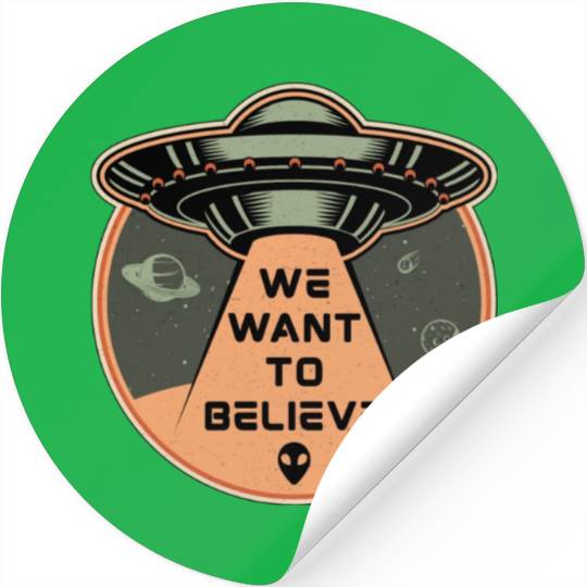 Space Science Fiction Day Galaxy Stars Stickers