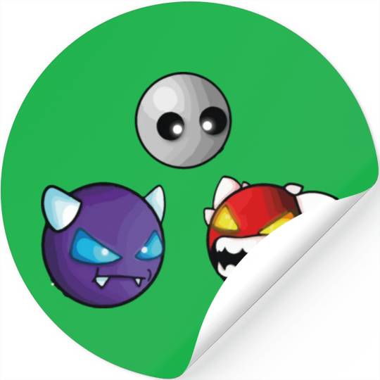 geometry dash insane game Stickers