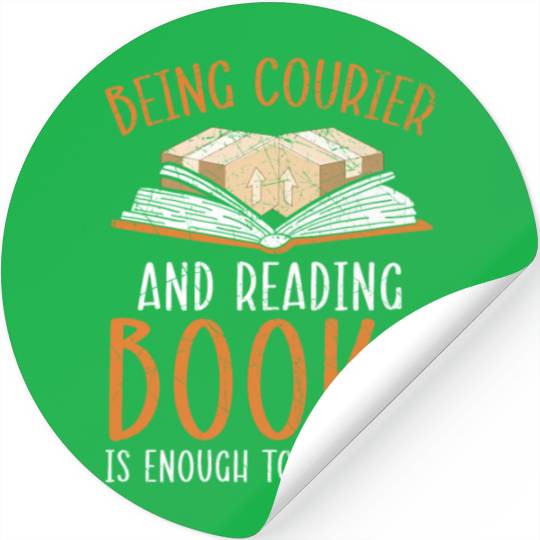 Postal Worker Mail Lady Delivery Book Lover Stickers