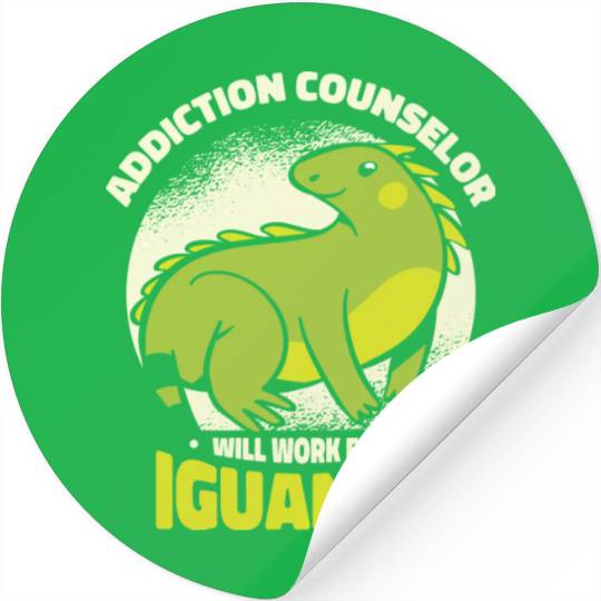 Iguana Lizard Addiction Reptile Iguana Lover Stickers