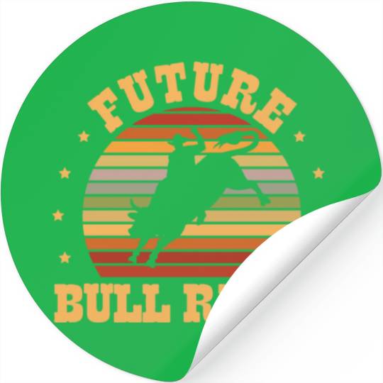 Future Bull Rider Bull Riding Western Rodeo Cowboy Stickers