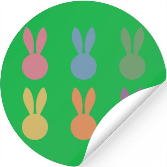 Kids Bunny Easter Stickers