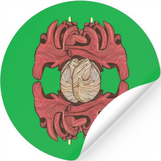 Heart after thinking about life Stickers