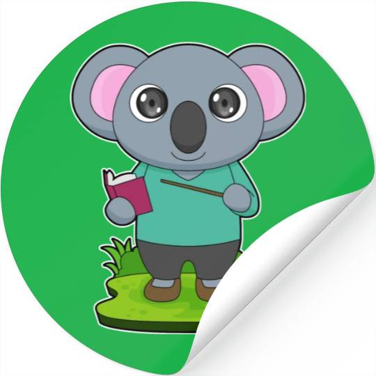 Koala Teacher Pointer Stickers
